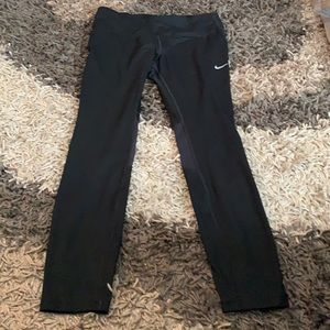 Nike Dri -Fit Size L sheer behind the knees good cond
